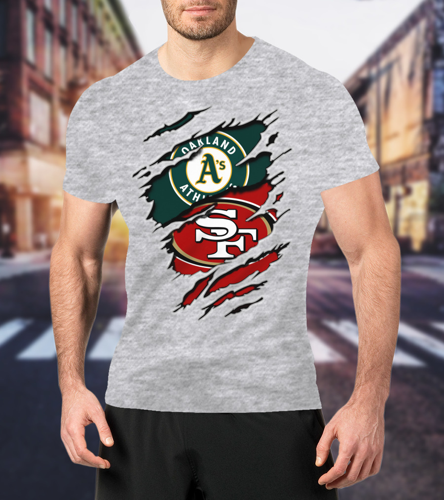 49ers Sf Oakland Athletics A’s Collaboration T-Shirt