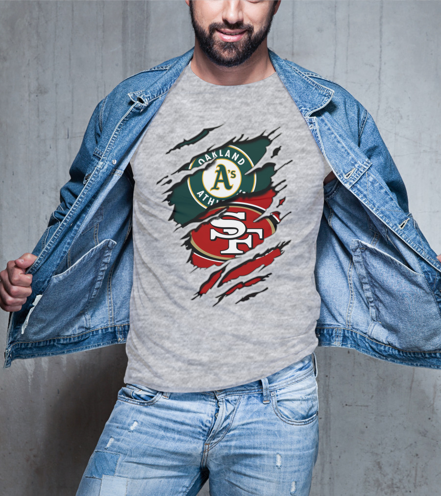 49ers Sf Oakland Athletics A’s Collaboration T-Shirt