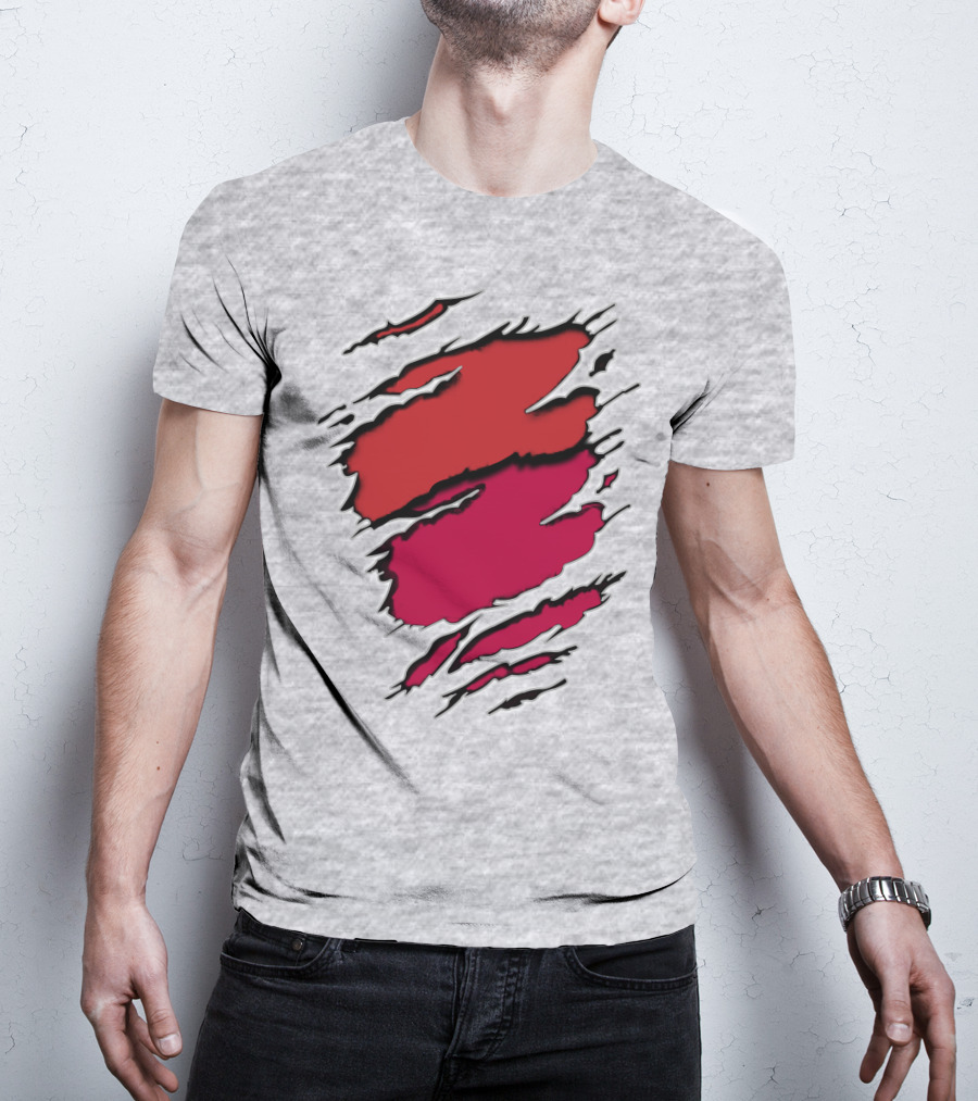 Cardinals Louis Cardinals Red Claw Marks T-Shirt