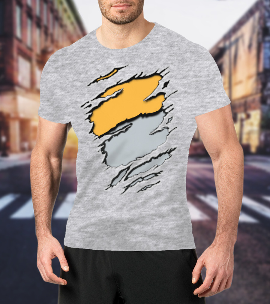Ath Rai Tiger Claw Abstract T-Shirt