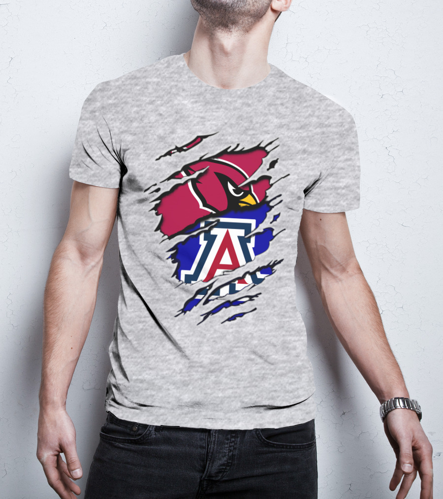 Arizona Cardinals Wildcat Claw Mashup T-Shirt