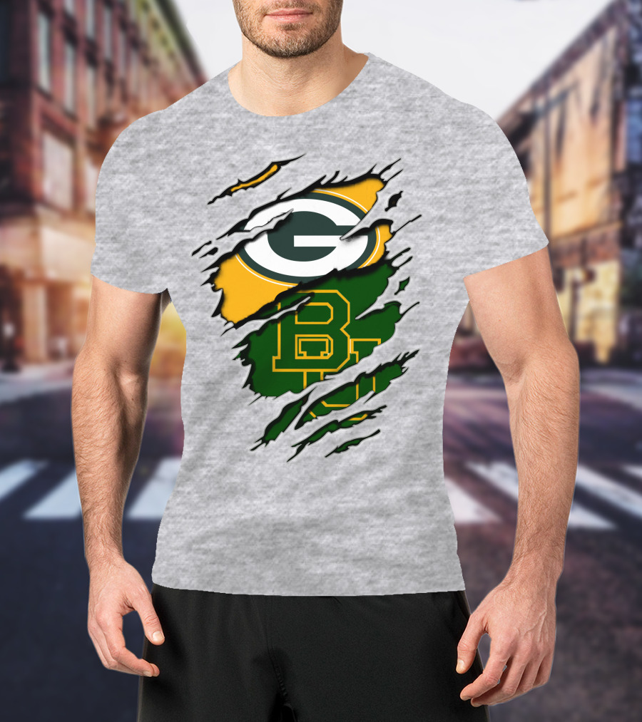 Green Bay Packers Baylor Bears T-Shirt