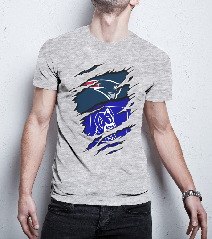 Patriots Duke Blue Devils Football Collaboration T-Shirt