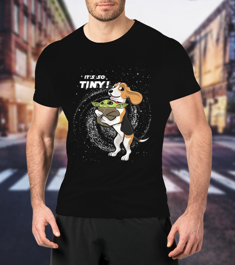 It's So Tiny Baby Yoda Beagle T-Shirt
