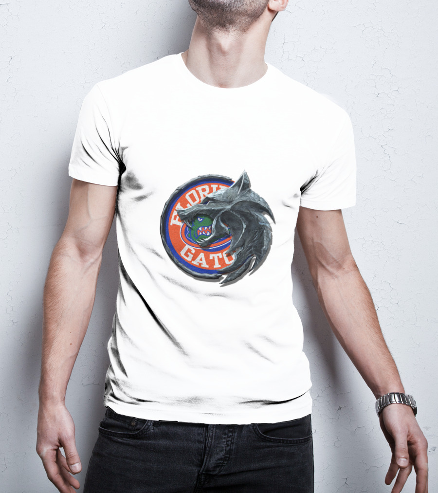 Florida Gators Game Of Thrones House Stark Emblem Mashup T-Shirt