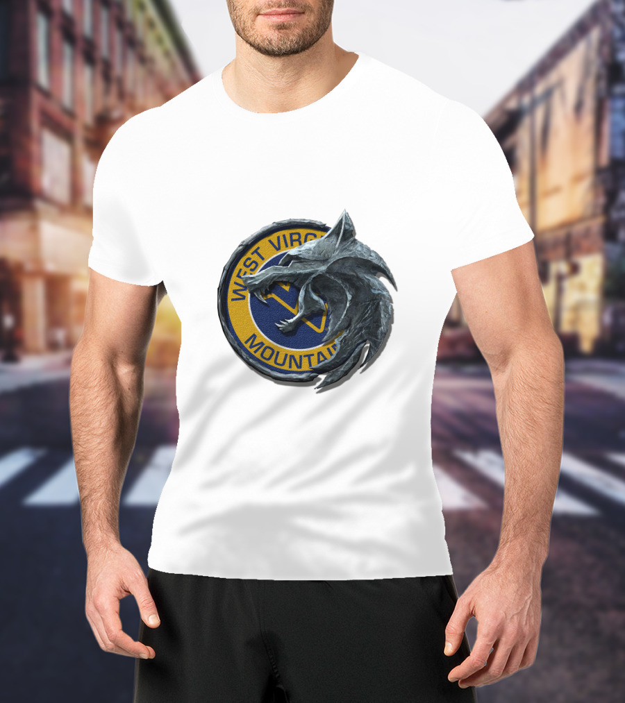 Cht1Twnc2025 West Virginia Mountaineers Wolf T-Shirt