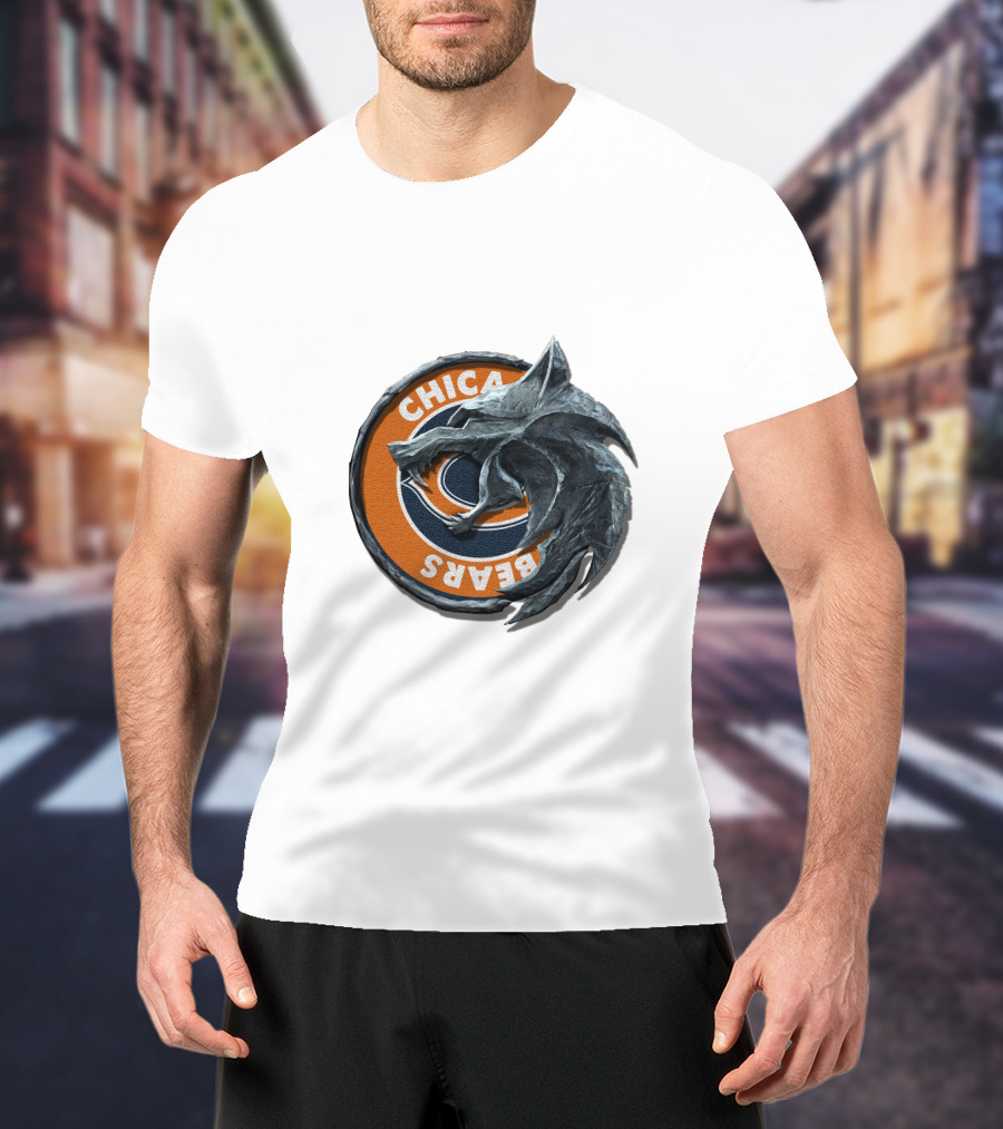 Chicago Bears 2006 Wolf Logo Nfl Crossover Cht1Twnfl2006 T-Shirt