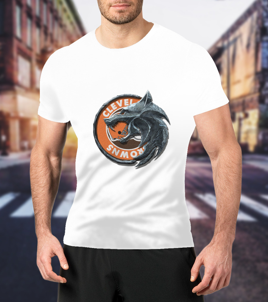 Cleveland Browns Wolf Emblem Nfl 2008 T-Shirt