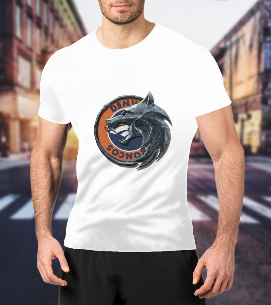 Denver Broncos Wolf Emblem Cht1Twnfl2010 T-Shirt