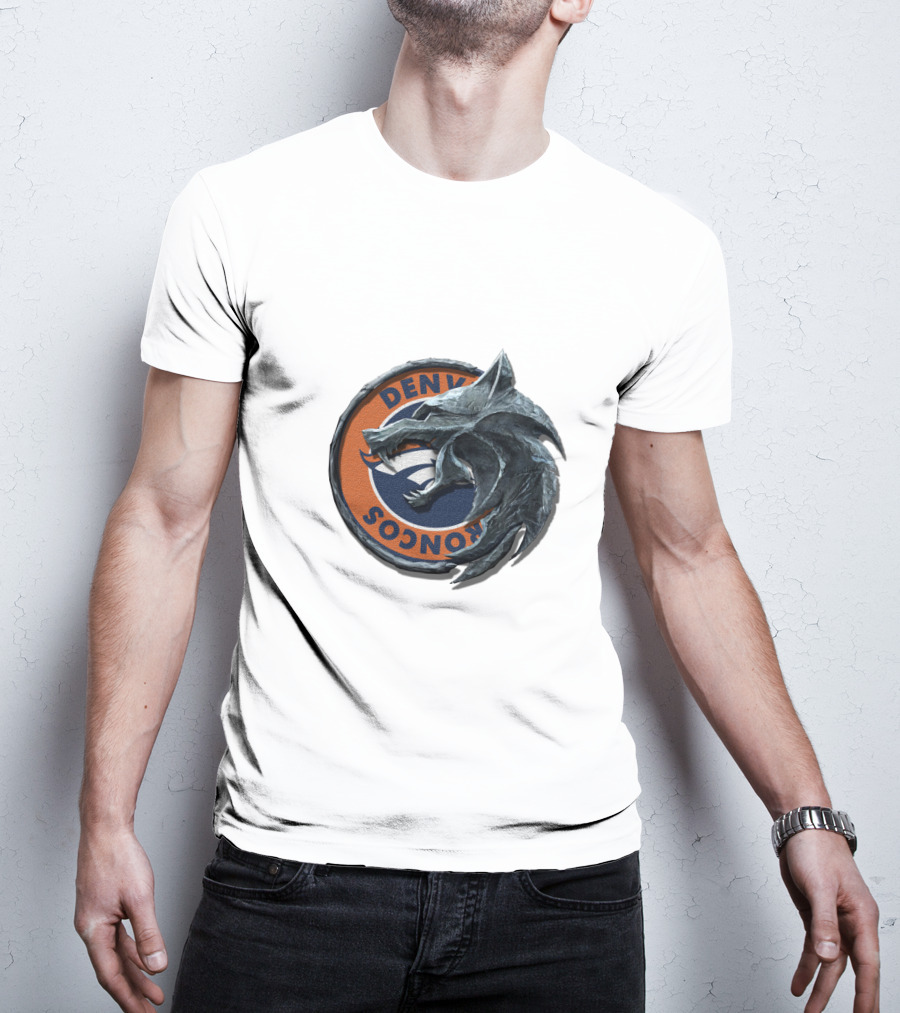 Denver Broncos Wolf Emblem Cht1Twnfl2010 T-Shirt