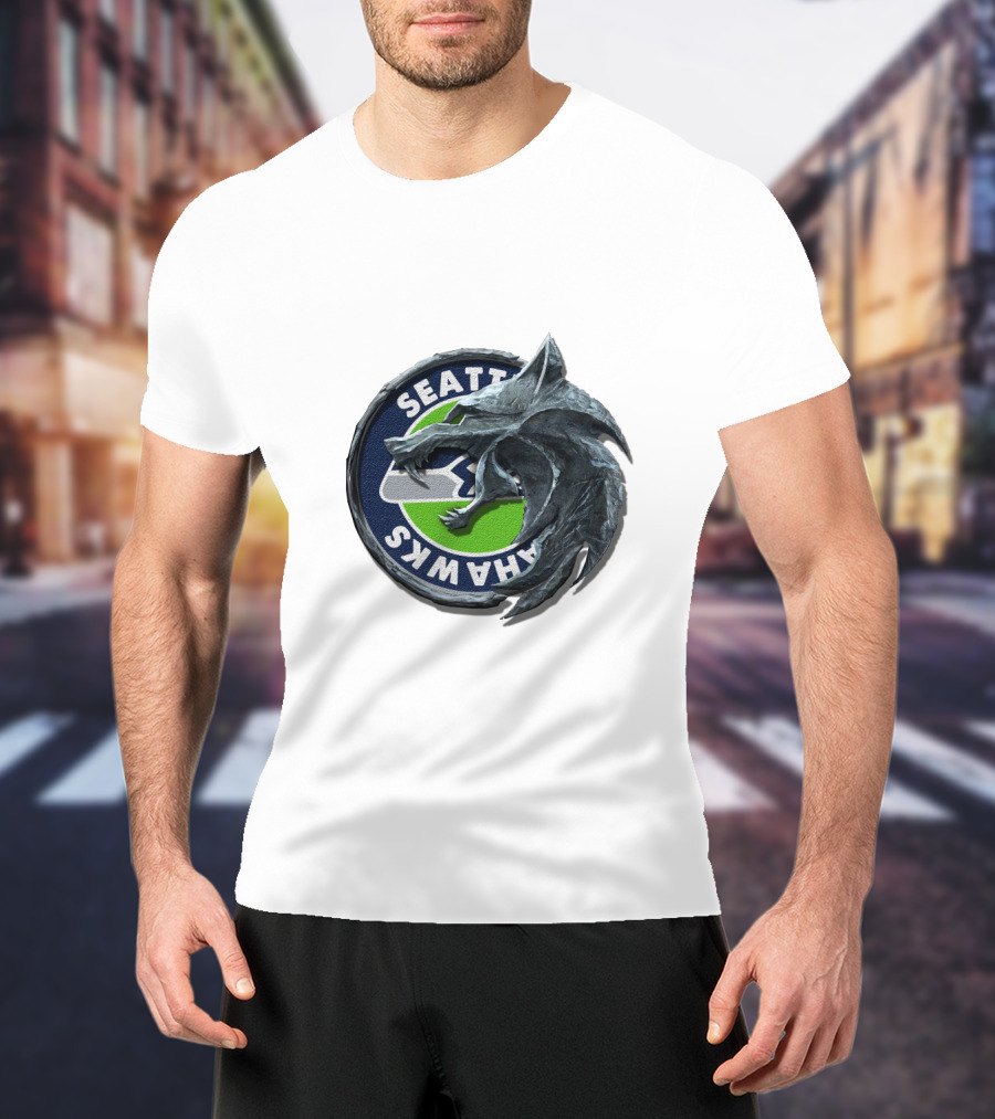 Seattle Seahawks Iconic Wolf Emblem Design Cht1Twnfl2028 T-Shirt