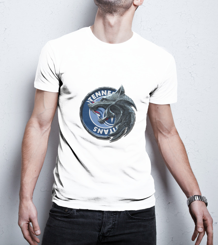 Tennessee Titans Wolf Emblem Cht1Twnfl2030 T-Shirt