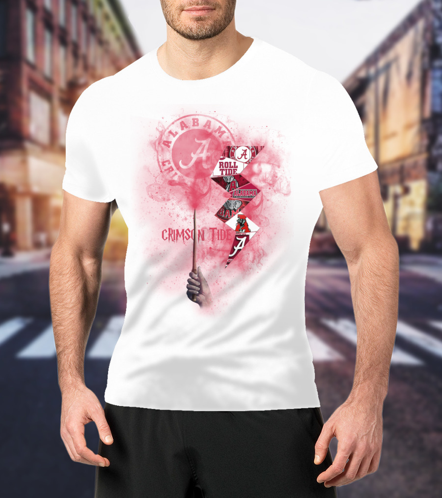 Alabama Crimson Tide Roll Tide Fan Art Chtnca1001 T-Shirt
