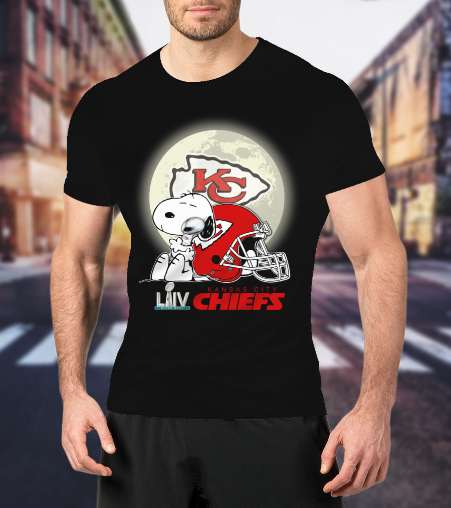 Snoopy Kansas City Chiefs Super Bowl Liv Kcc Chiefs T-Shirt