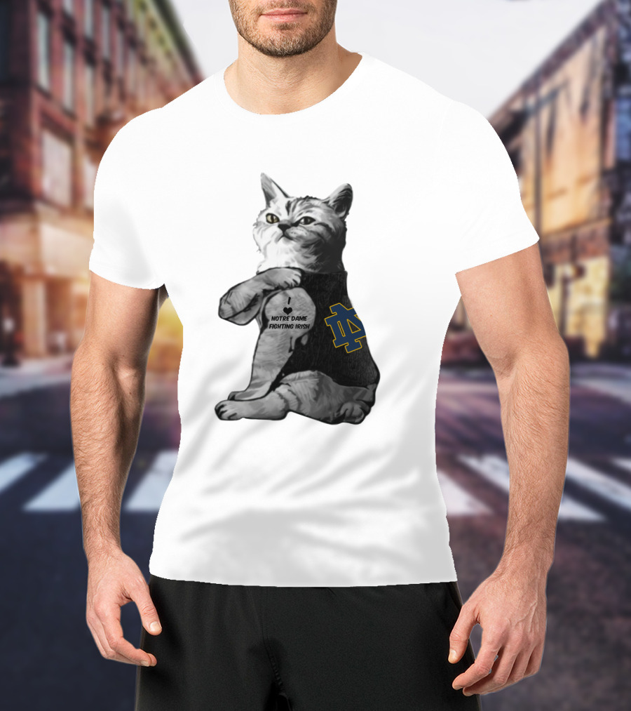 Notre Dame Fighting Irish Cat Nd T-Shirt