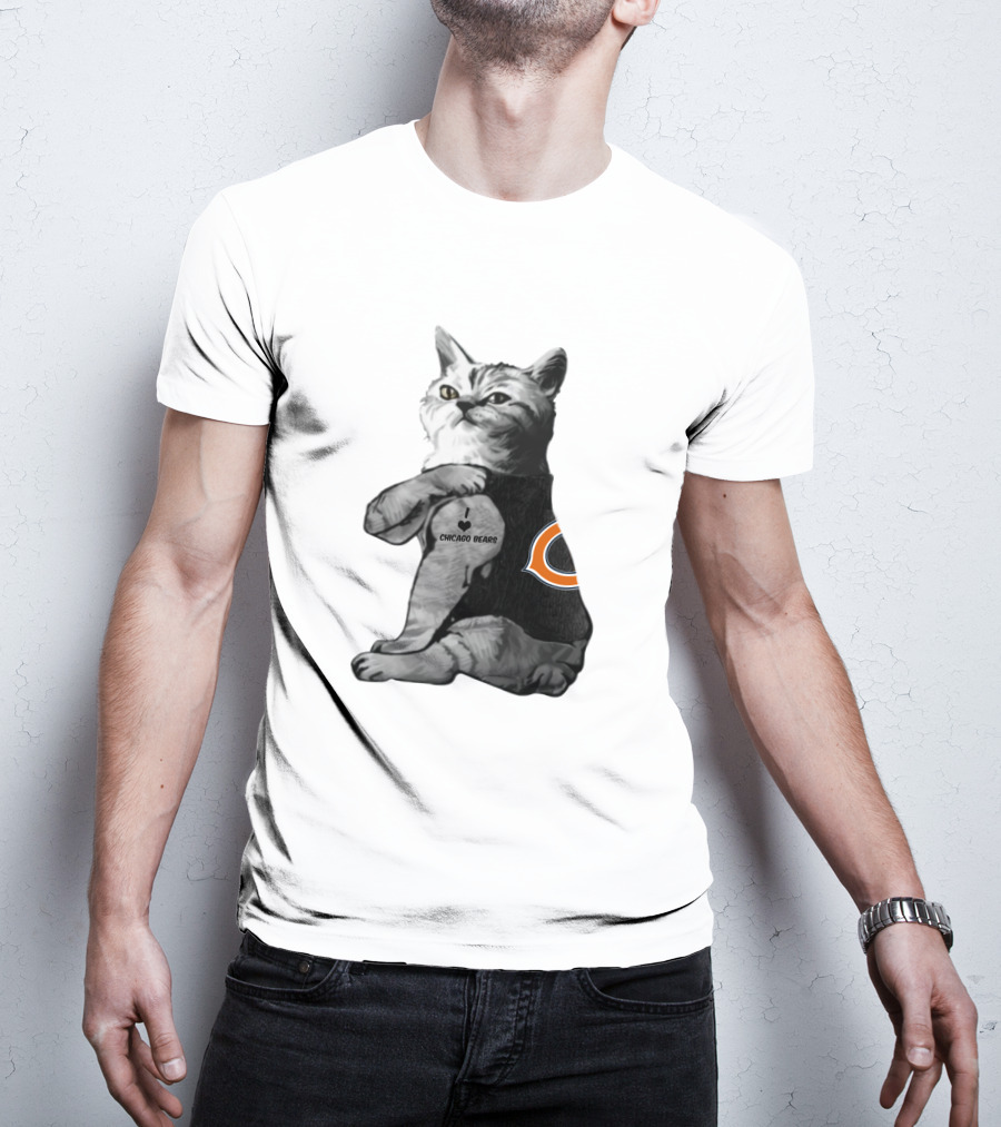 Chicago Bears Cat T-Shirt