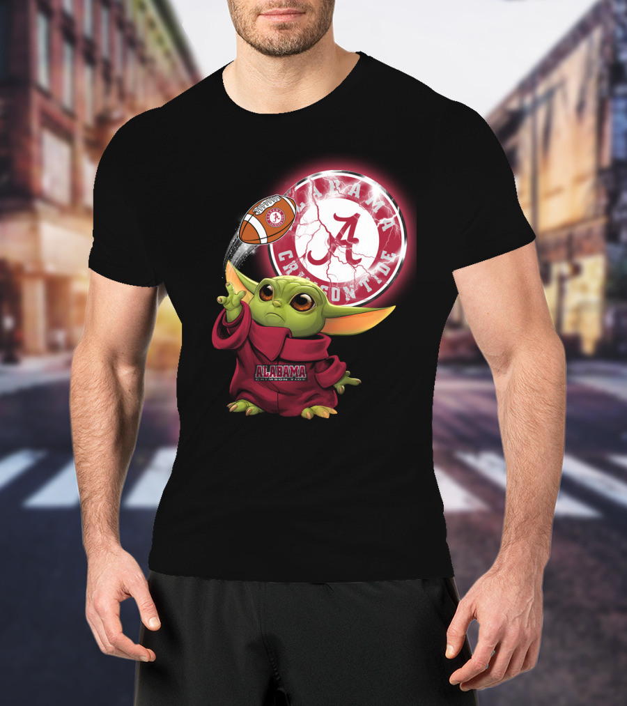 Alabama Crimson Tide Baby Alien Football Magic T-Shirt
