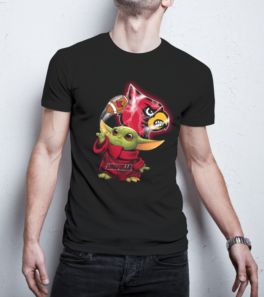 Louisville Cardinals Baby Alien Football Force Chtnca9013 T-Shirt