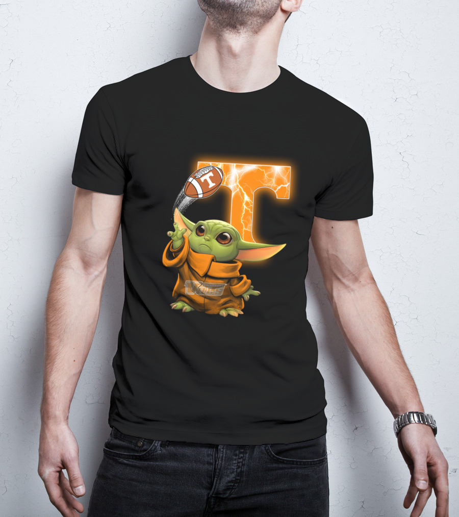 Tennessee Vols Grogu Football T T-Shirt