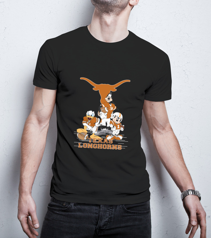 Texas Longhorns Football Characters T-Shirt