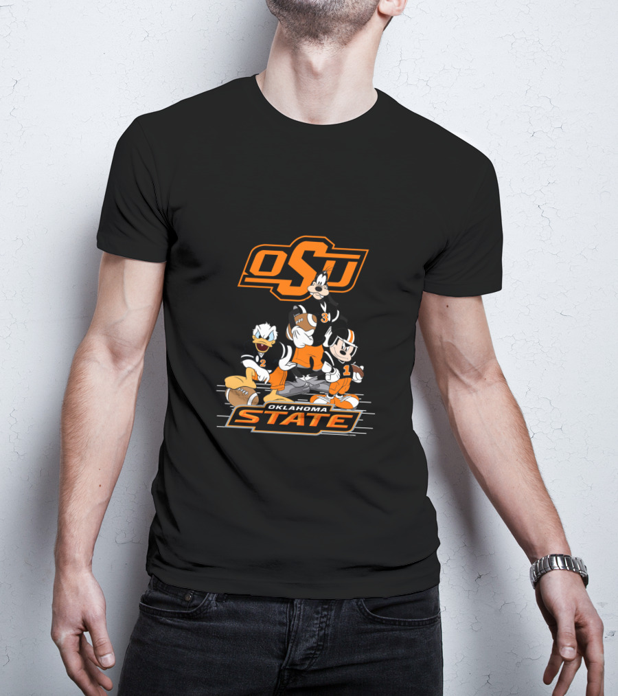 Osu Oklahoma State Football Characters T-Shirt
