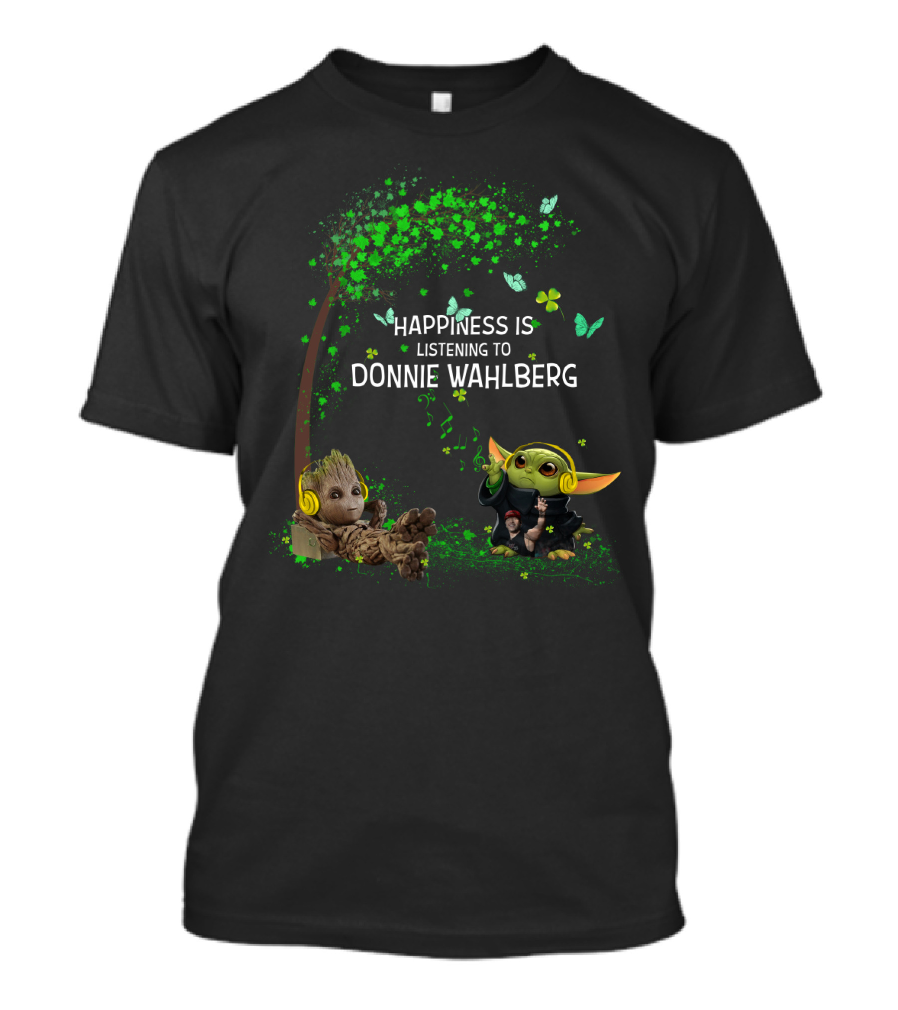 Happiness Is Listening To Donnie Wahlberg Yd 1 T-Shirt