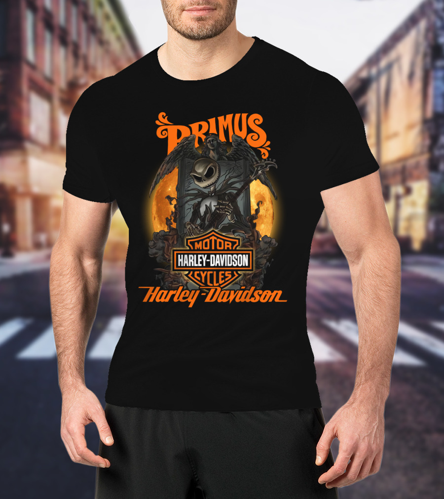 Primus Harley Davidson Motor Cycles 1212 Halo T-Shirt