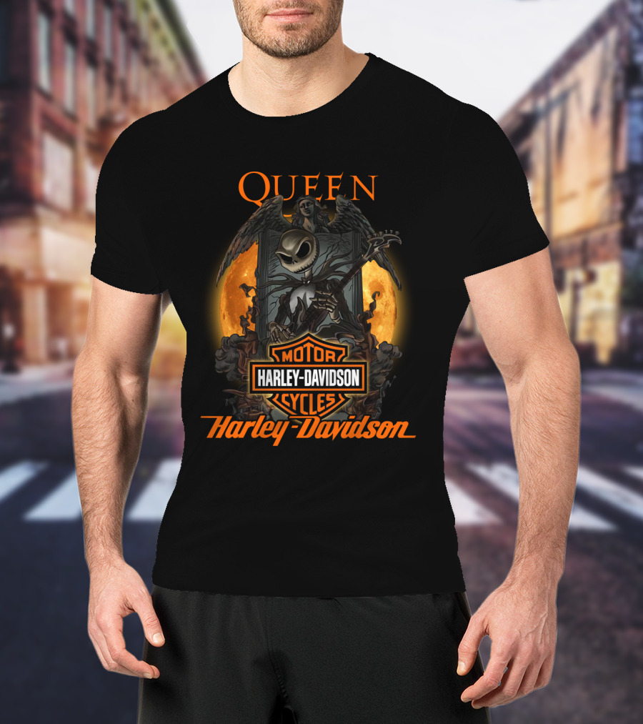 Queen Harley Davidson Motorcycles 1212 T-Shirt