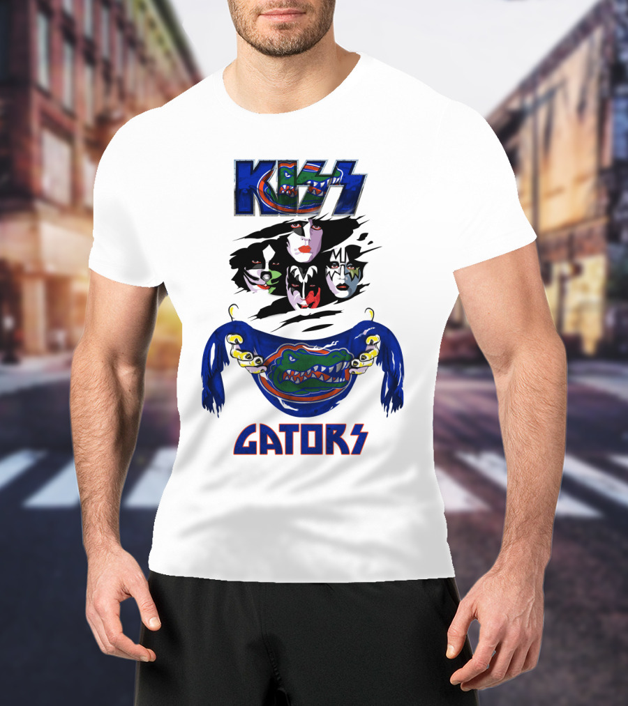 KISS Florida Gators Band Crossover T-Shirt