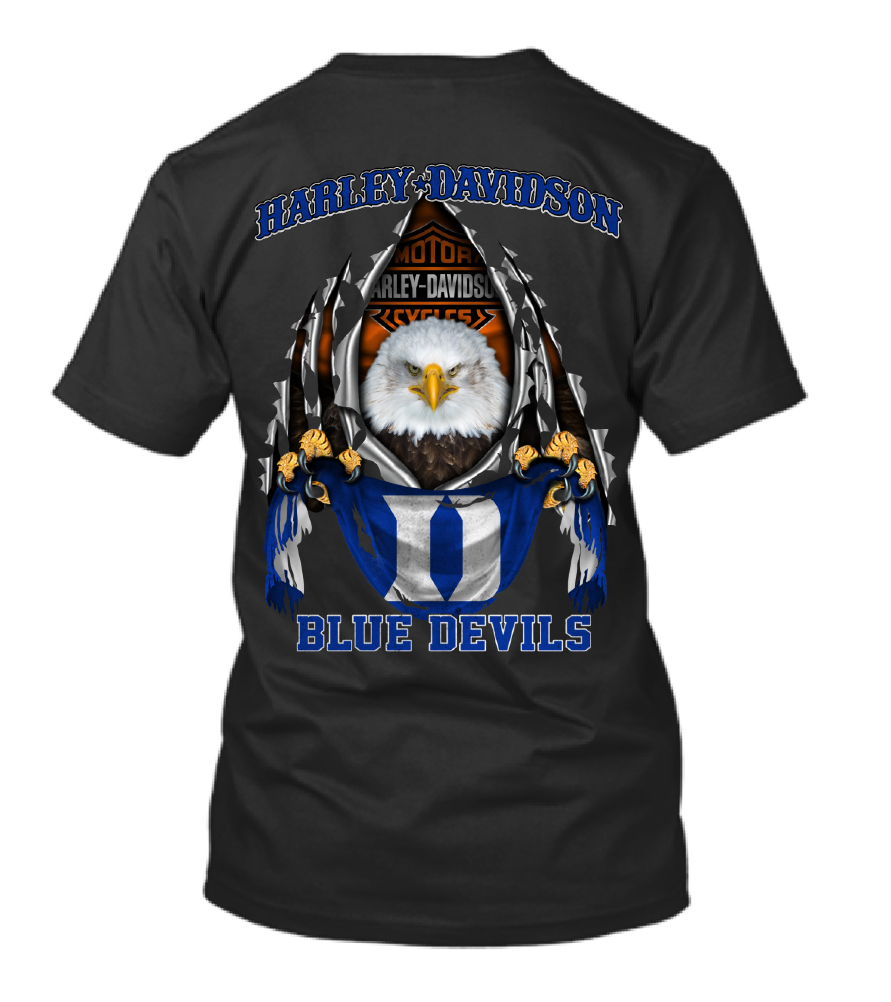 Harley Davidson Eagle Duke Blue Devils T-Shirt