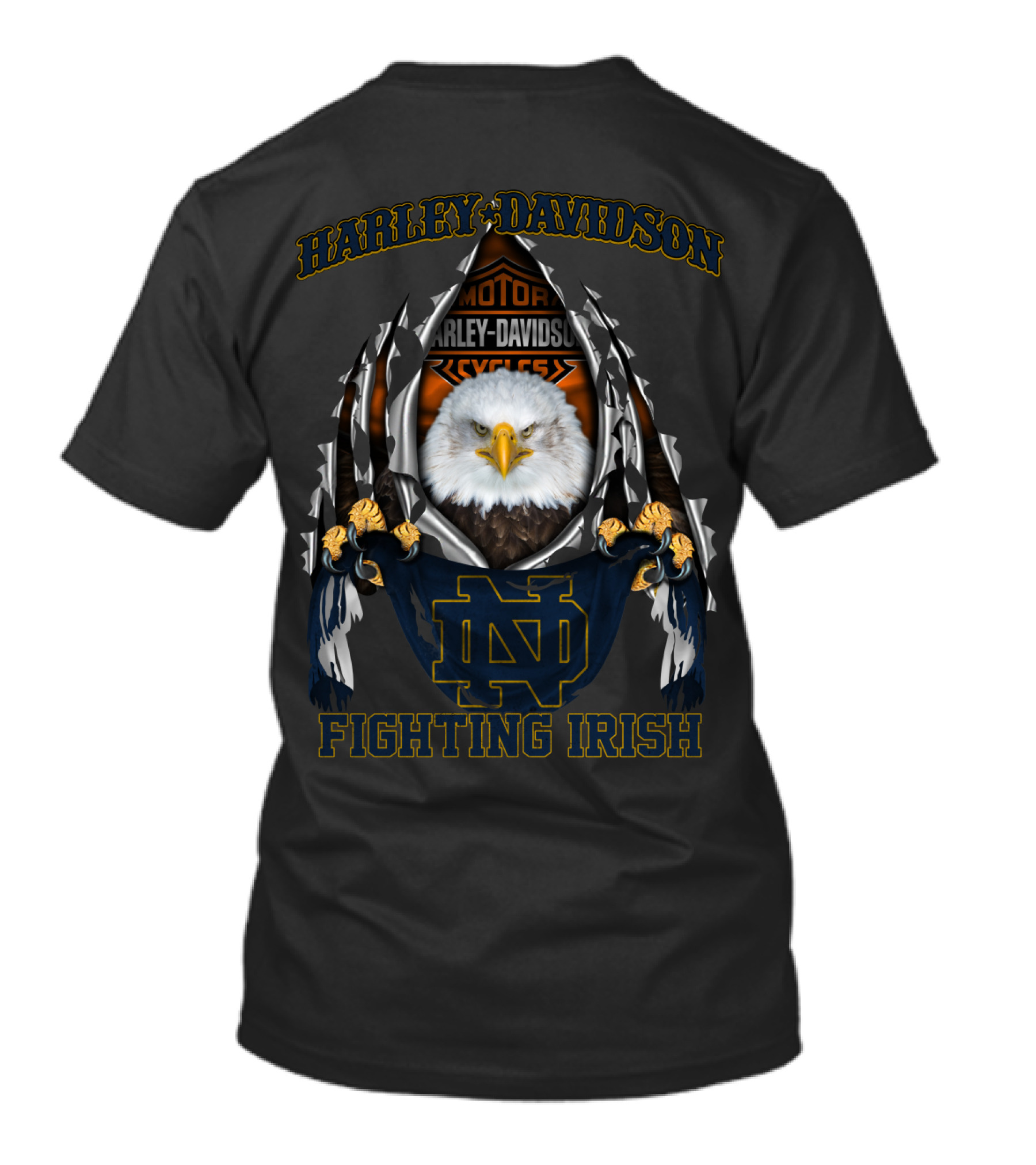 Harley Davidson Notre Dame Fighting Irish Eagle T-Shirt