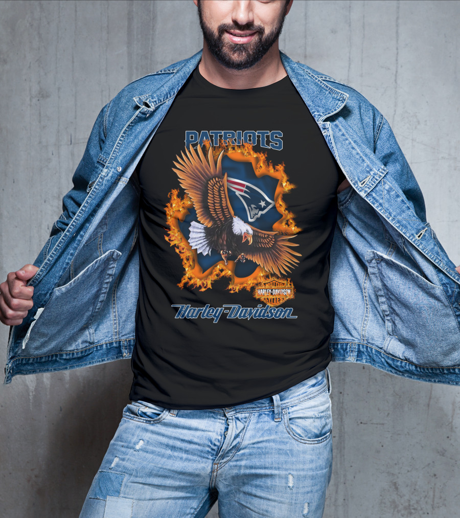 Patriots Harley Davidson New England Patriots T-Shirt