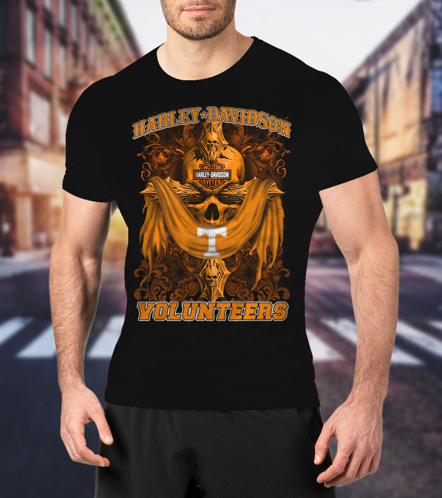Harley Davidson Volunteers Tennessee Motorcycles T-Shirt