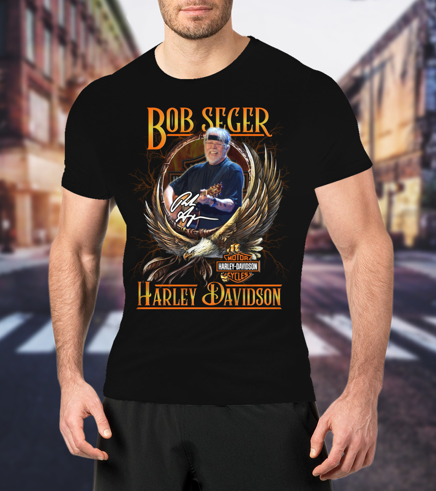 Bob Seger Harley Davidson Motor Cycles Hd198 T-Shirt
