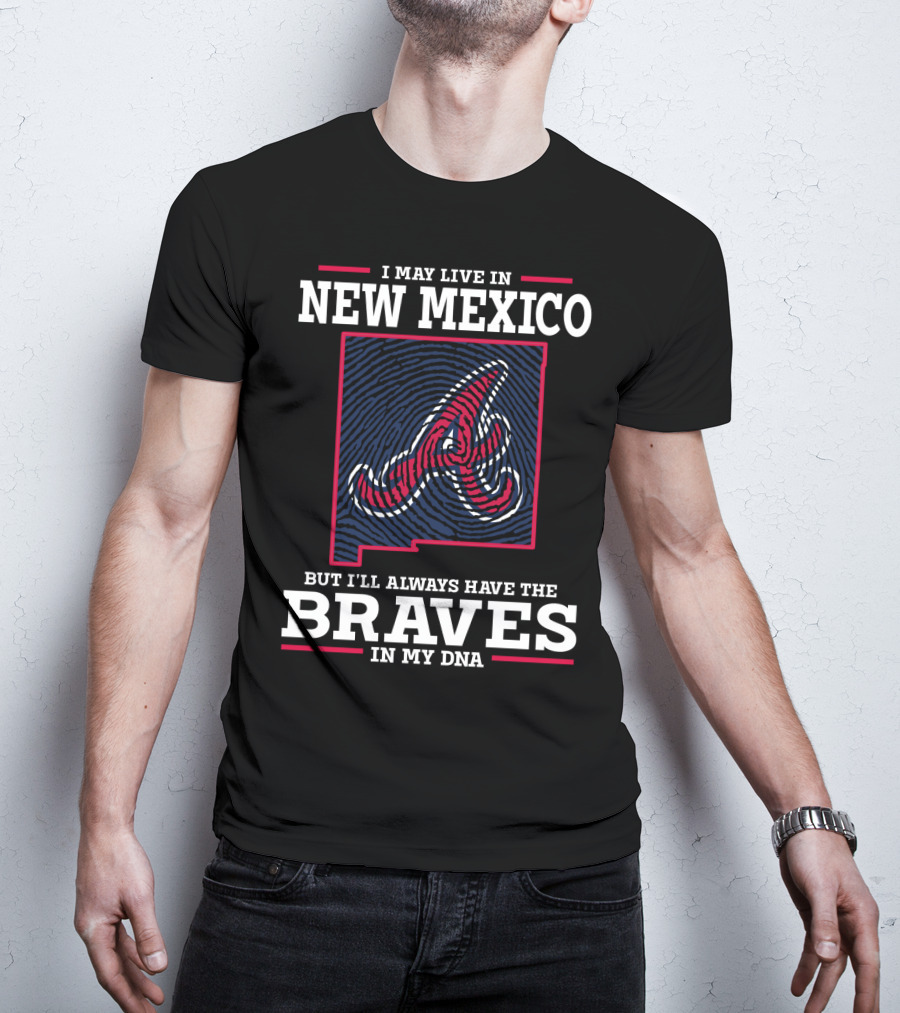 New Mexico Braves IN My Dna Fingerprint A T-Shirt