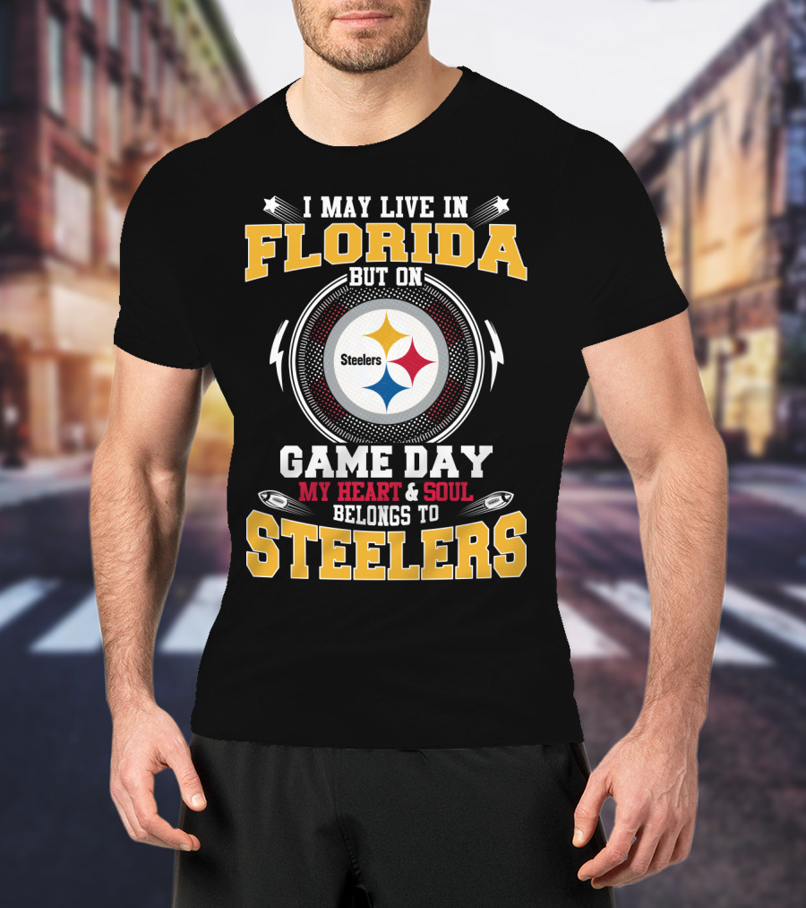 Florida Steelers Heart And Soul Game Day T-Shirt