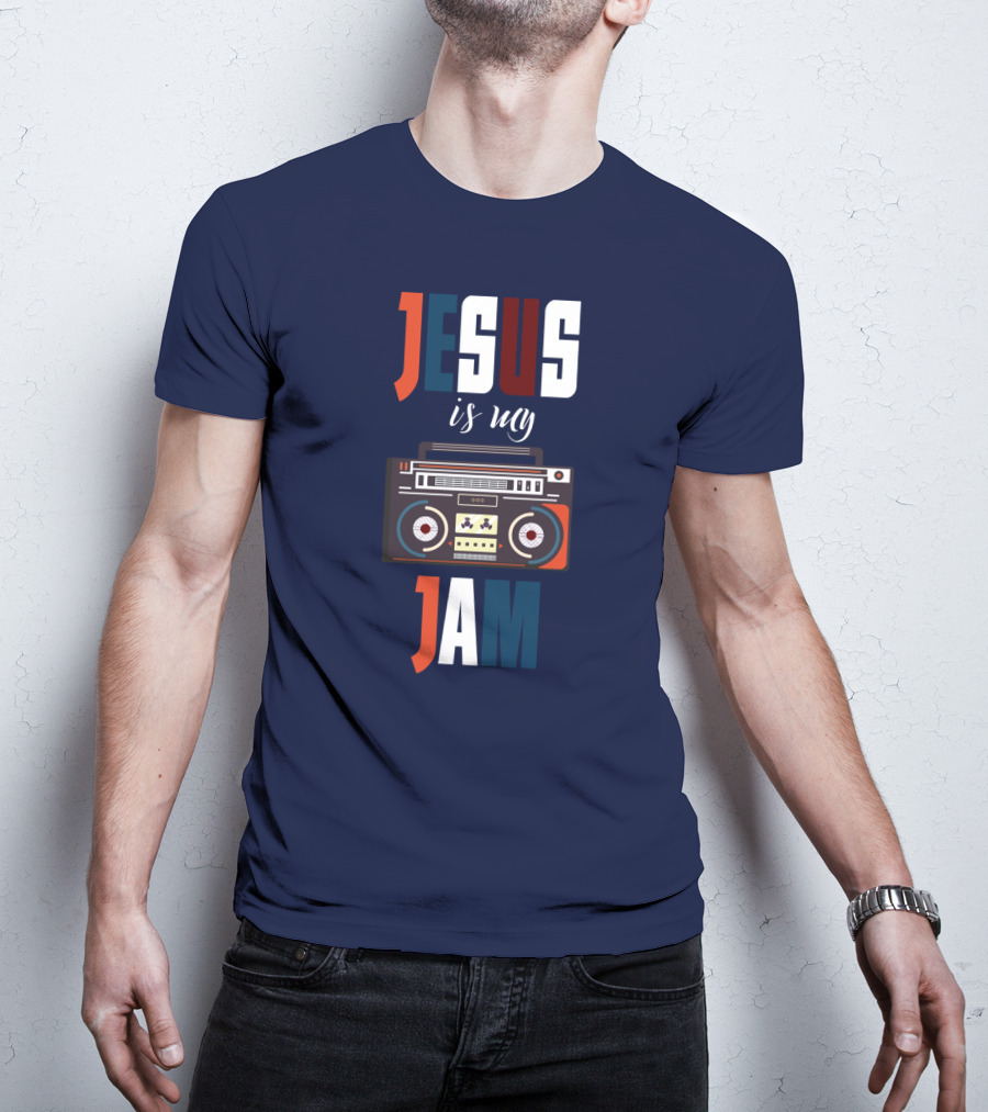 Jesus Is My Jam Boombox T-Shirt