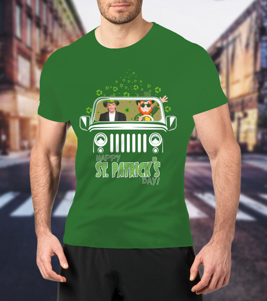 Happy St. Patrick's Day 51 Barry Manilow Jeep Ride T-Shirt