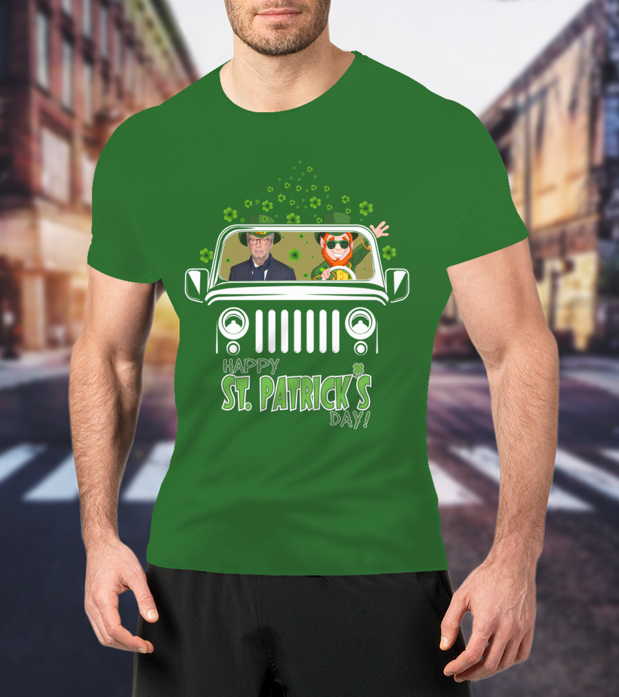 Eric Clapton Happy St. Patrick's Day 51 Jeep Green T-Shirt