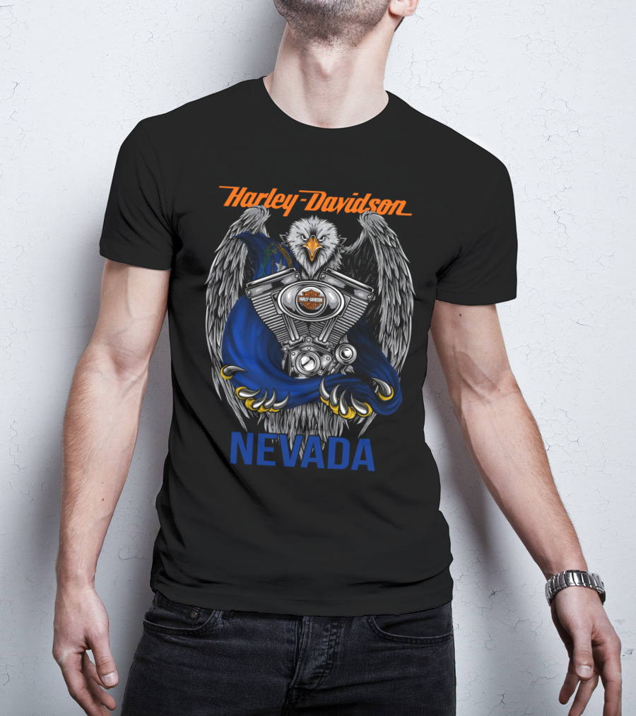 Harley Davidson Nevada Eagle Engine T-Shirt