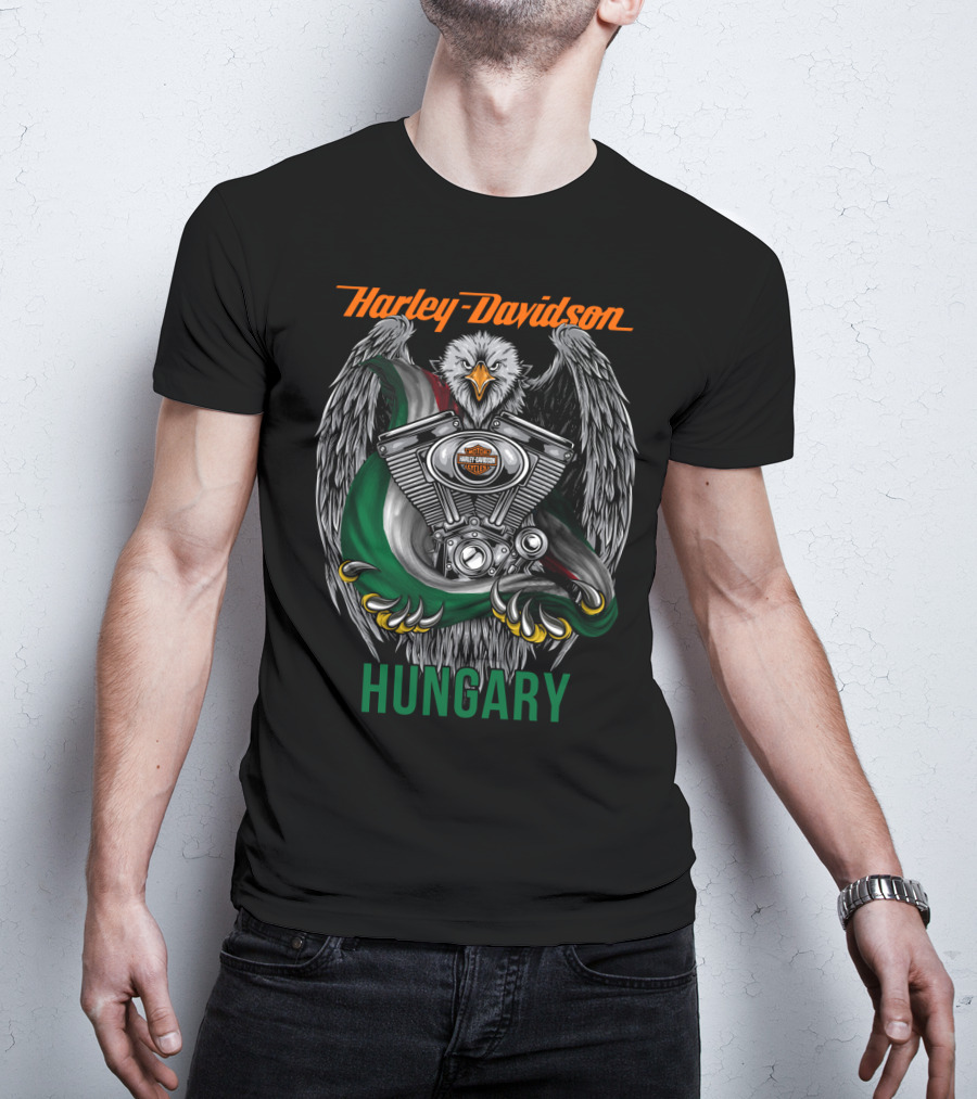 Harley Davidson Eagle Engine Hungary T-Shirt