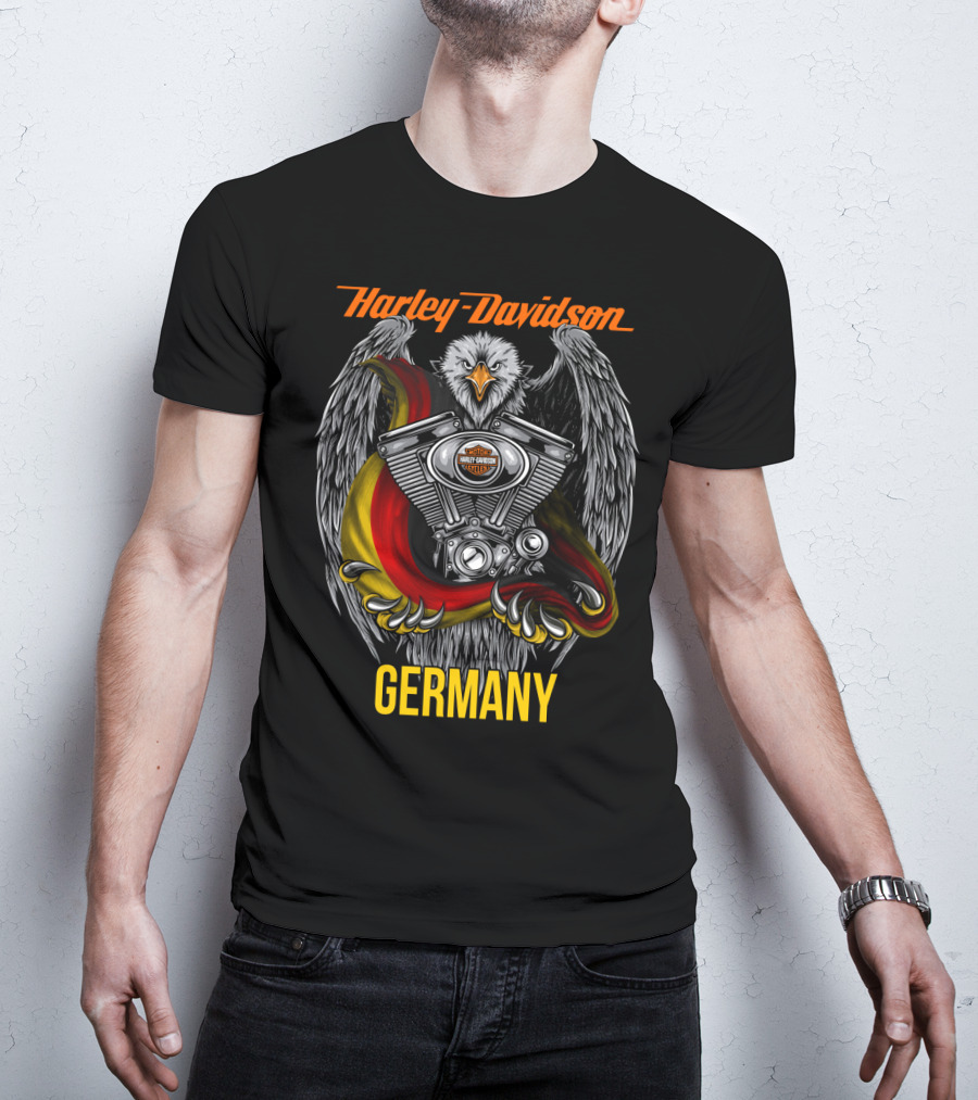 Harley Davidson Germany Eagle Engine T-Shirt