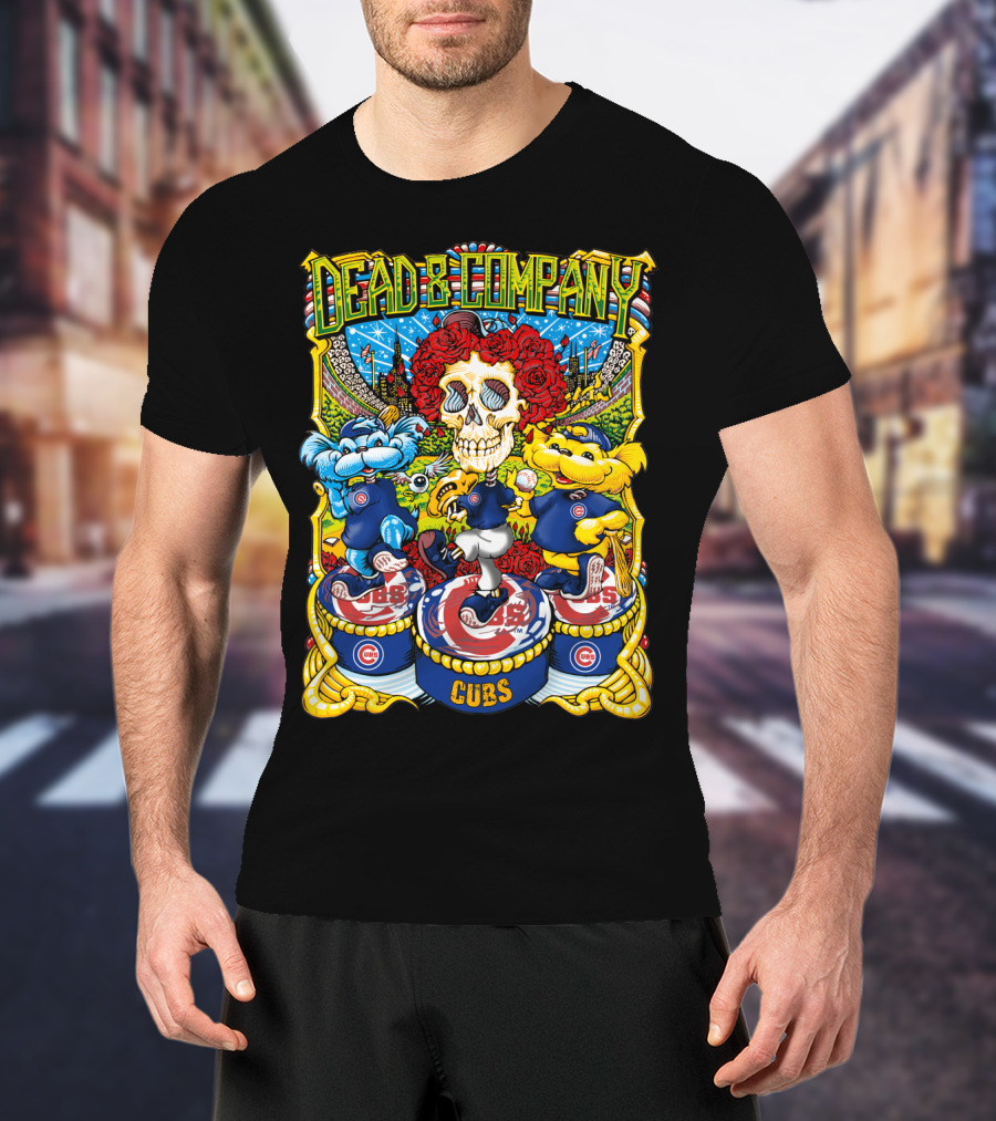 Dead & Company Cubs Mlb Collaboration T-Shirt