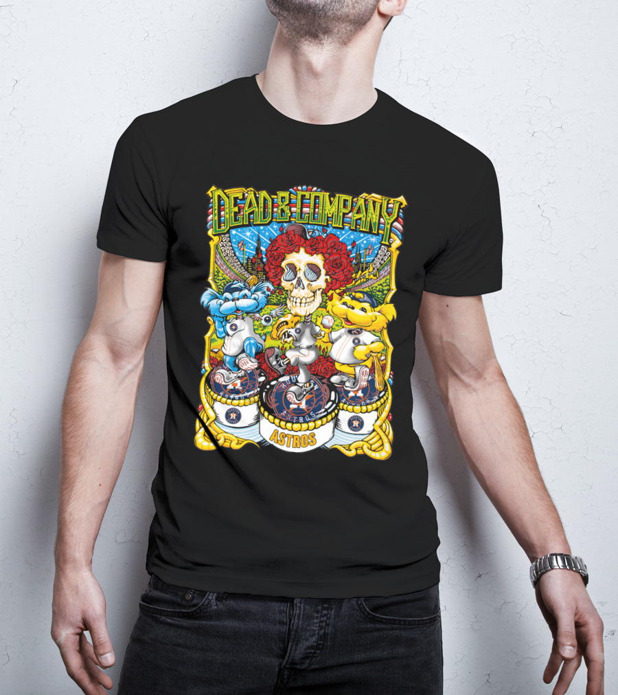 Dead & Company Astros Mlb Collaboration T-Shirt