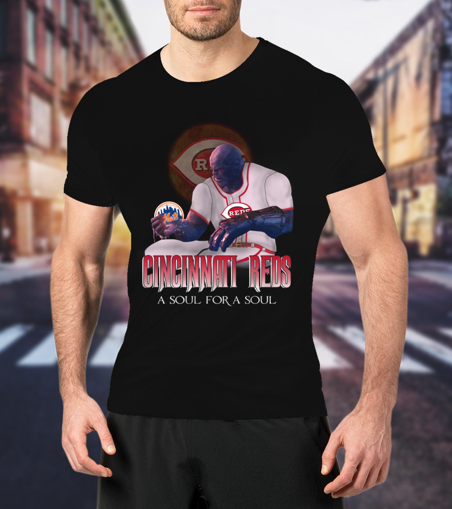 Cincinnati Reds A Soul For A Soul Mets T-Shirt