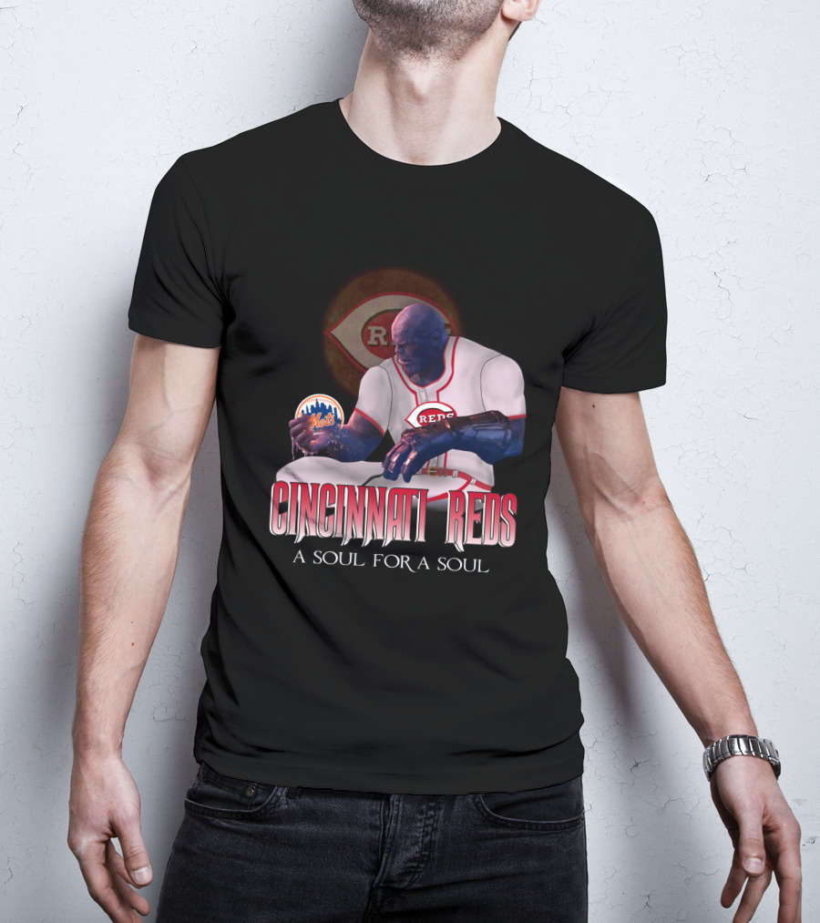 Cincinnati Reds A Soul For A Soul Mets T-Shirt