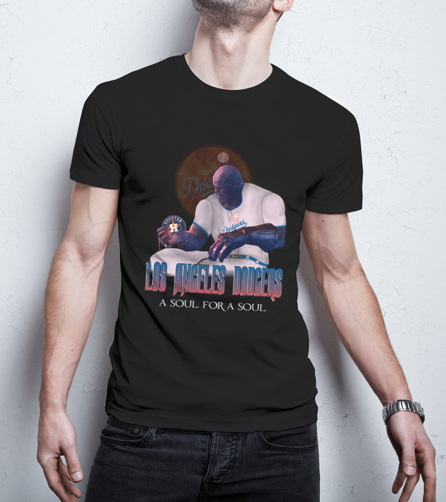 Los Angeles Dodgers A Soul For A Soul Dodgers Astros T-Shirt