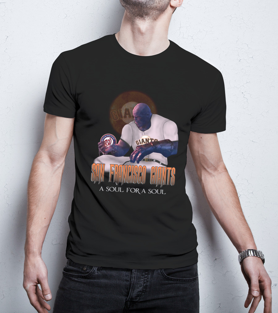 San Francisco Giants A Soul For A Soul Giants Logo Washington 70 T-Shirt