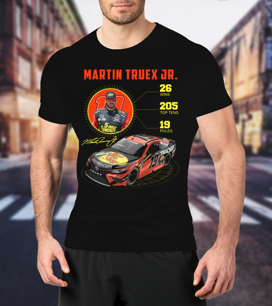 Martin Truex Jr. 26 Wins 205 Top Tens 19 Poles Nascar Racing T-Shirt