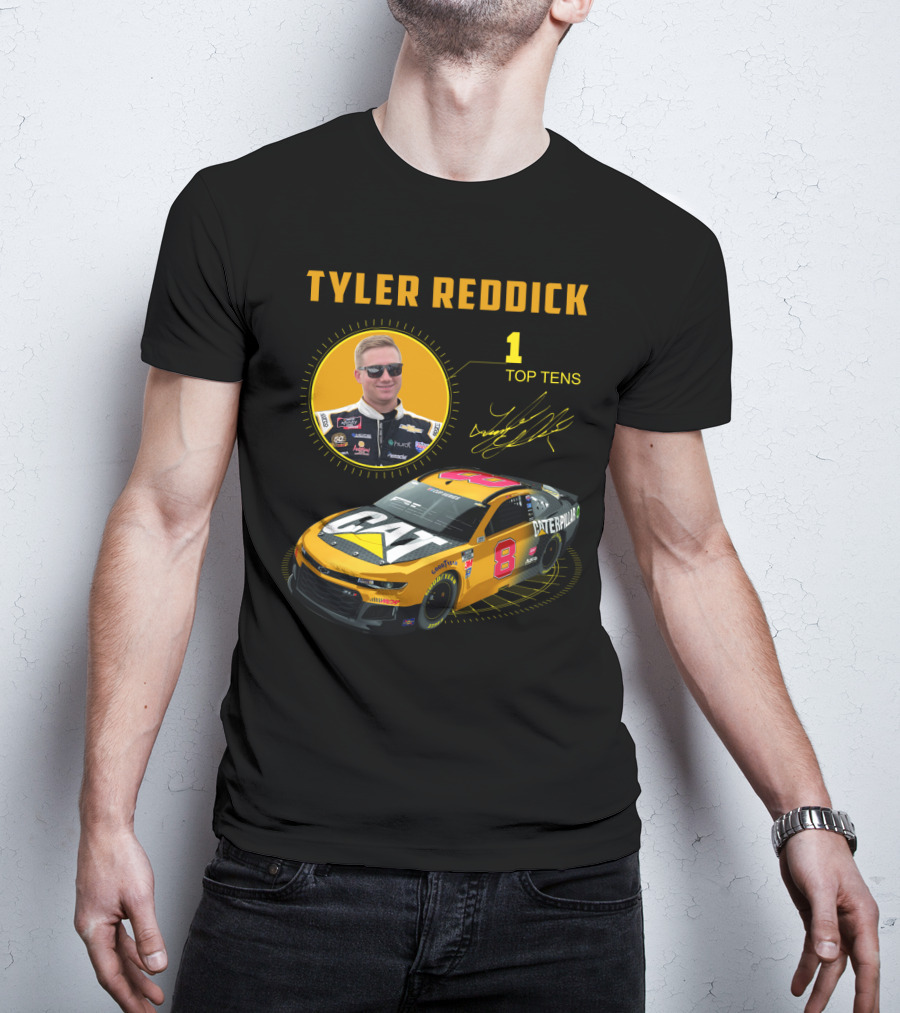 Tyler Reddick 70 Cat Car 1 Top Tens T-Shirt